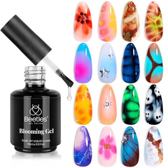 Nail Blooming Gel 15ml - Clear UV LED Blossom Gel for Spreading Effect - Picture 1 of 7